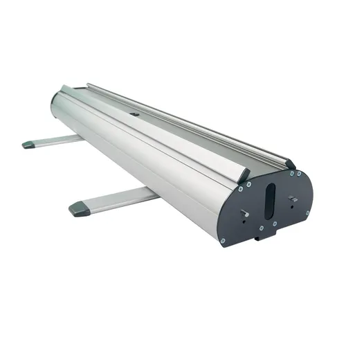 Double Roll banners setup. Montazh na dvoyni rol baneri