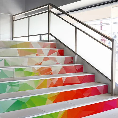 Colorful Floor sticker.   Tsveten stiker za pod