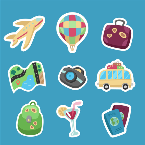 Small PVC stickers 4