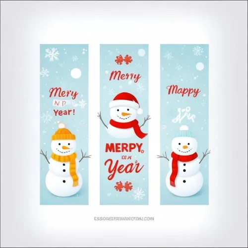 Christmas bookmarks 3