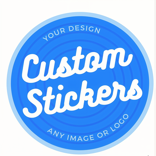White PVC film stickers. Stikeri ot byalo PVC folio