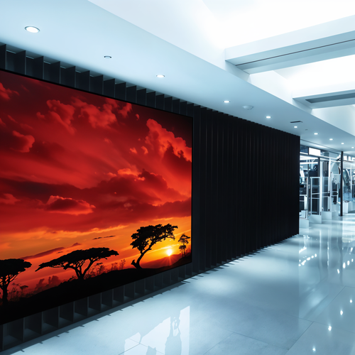 Beautiful Backlit textile banner. Krasiv tekstilen baner sas zadno osvetlenie