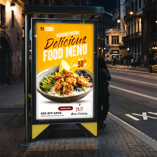 PVC-free Backlit banner model. Model na PVC-free baner sas zadno osvetlenie