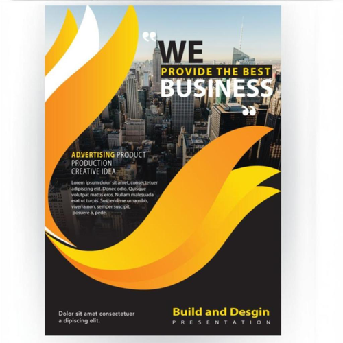Business Poster. Biznes plakat