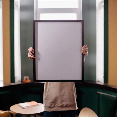 Blank Framed Poster. Prazen ramkov poster