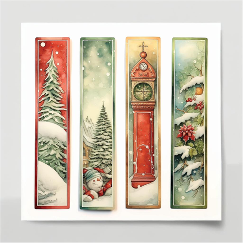 Christmas bookmarks 2