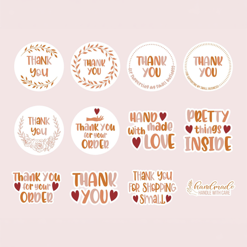 Small PVC stickers 3