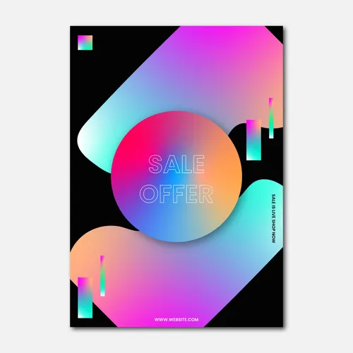 Colorful Poster. Tsveten plakat