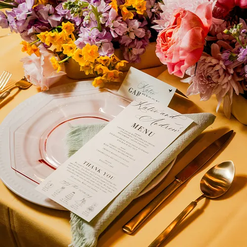 White Event menus.    Beli menyuta za sabitia
