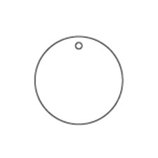 Circle, 6.5 cm