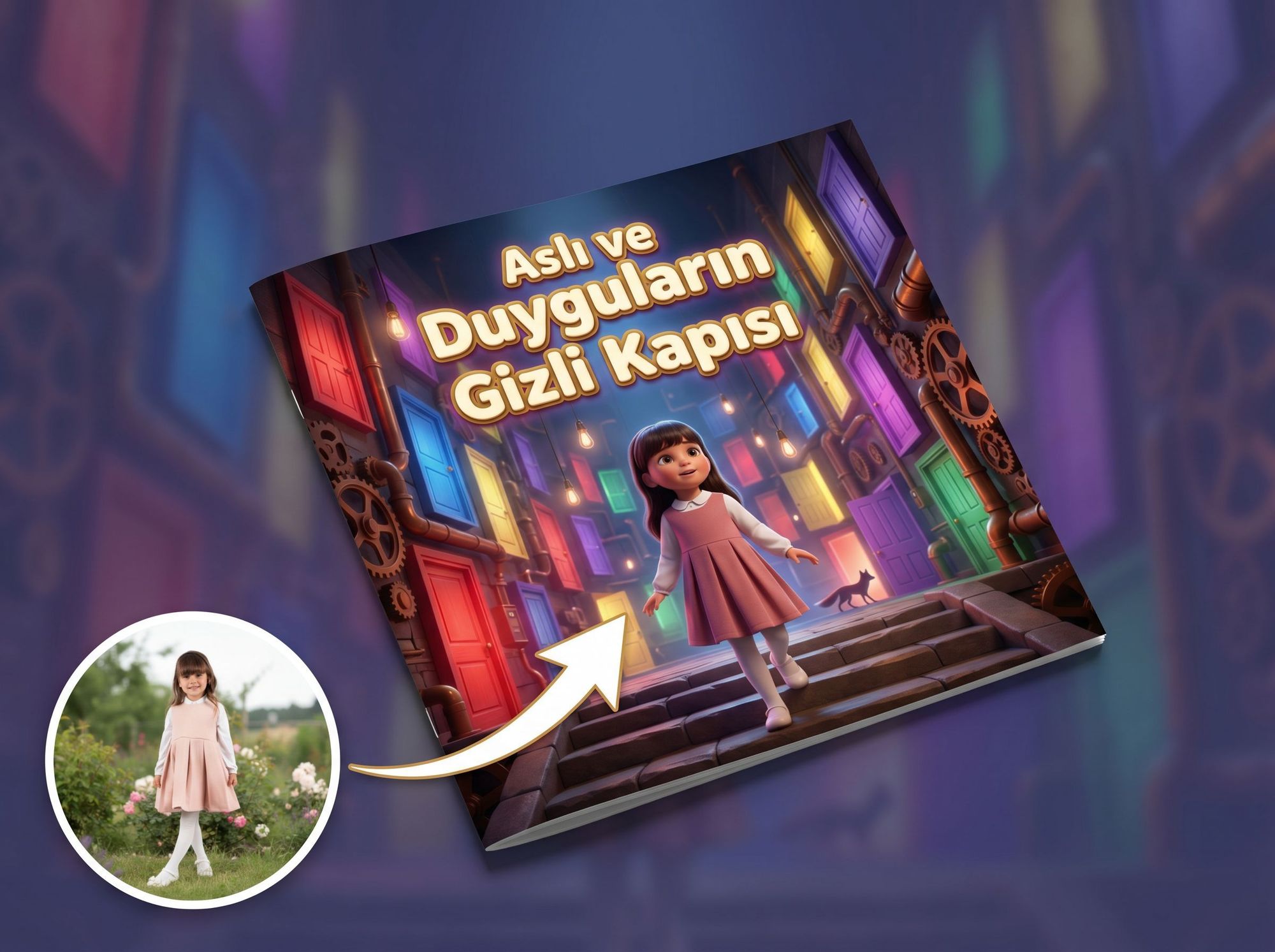 Çocuğunuzun İsmi ve Resmiyle Kişiye Özel Hikaye Kitabı 1