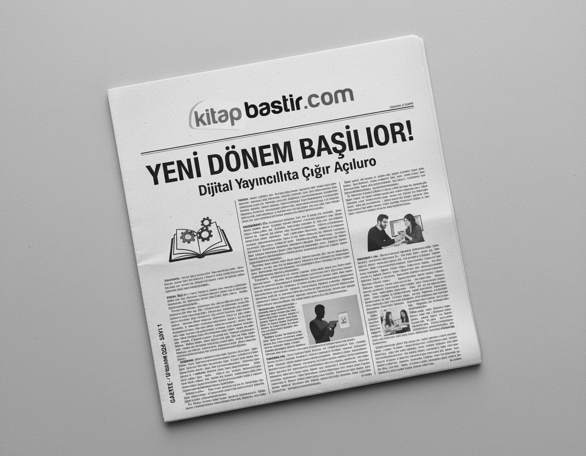 Gazete Baskısı — Siyah Beyaz Gazete Basımı 1