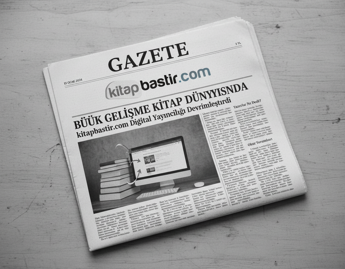 Gazete Baskısı — Siyah Beyaz Gazete Basımı 2