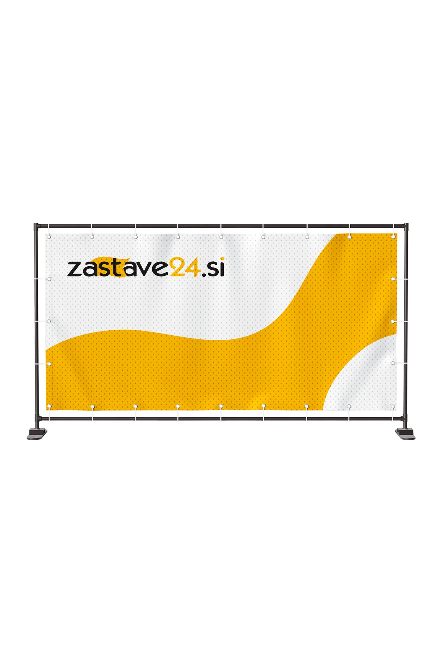 Tekstilni transparent – vodoravni format Izdelava tekstilnih transparentov vodoravnega formata