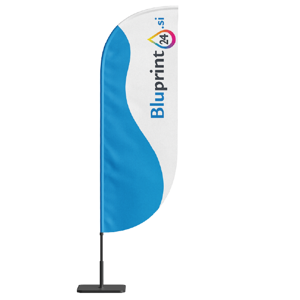 Beachflag jadro - konveksno