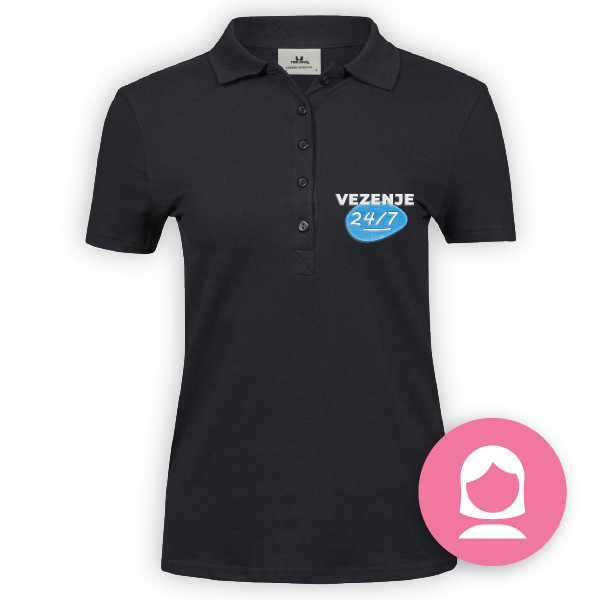 Ženske PREMIUM polo majice - vezenje