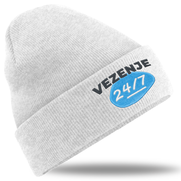 Zimska kapa - vezenje