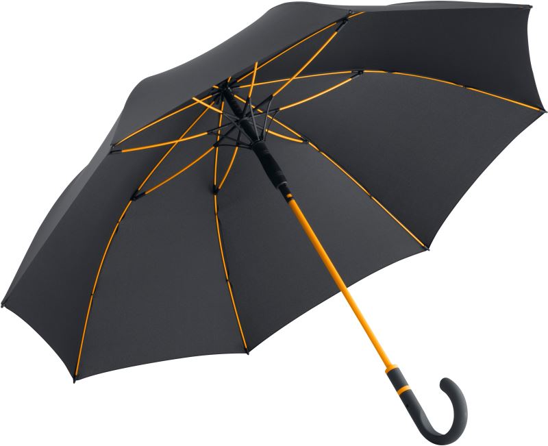 black/orange