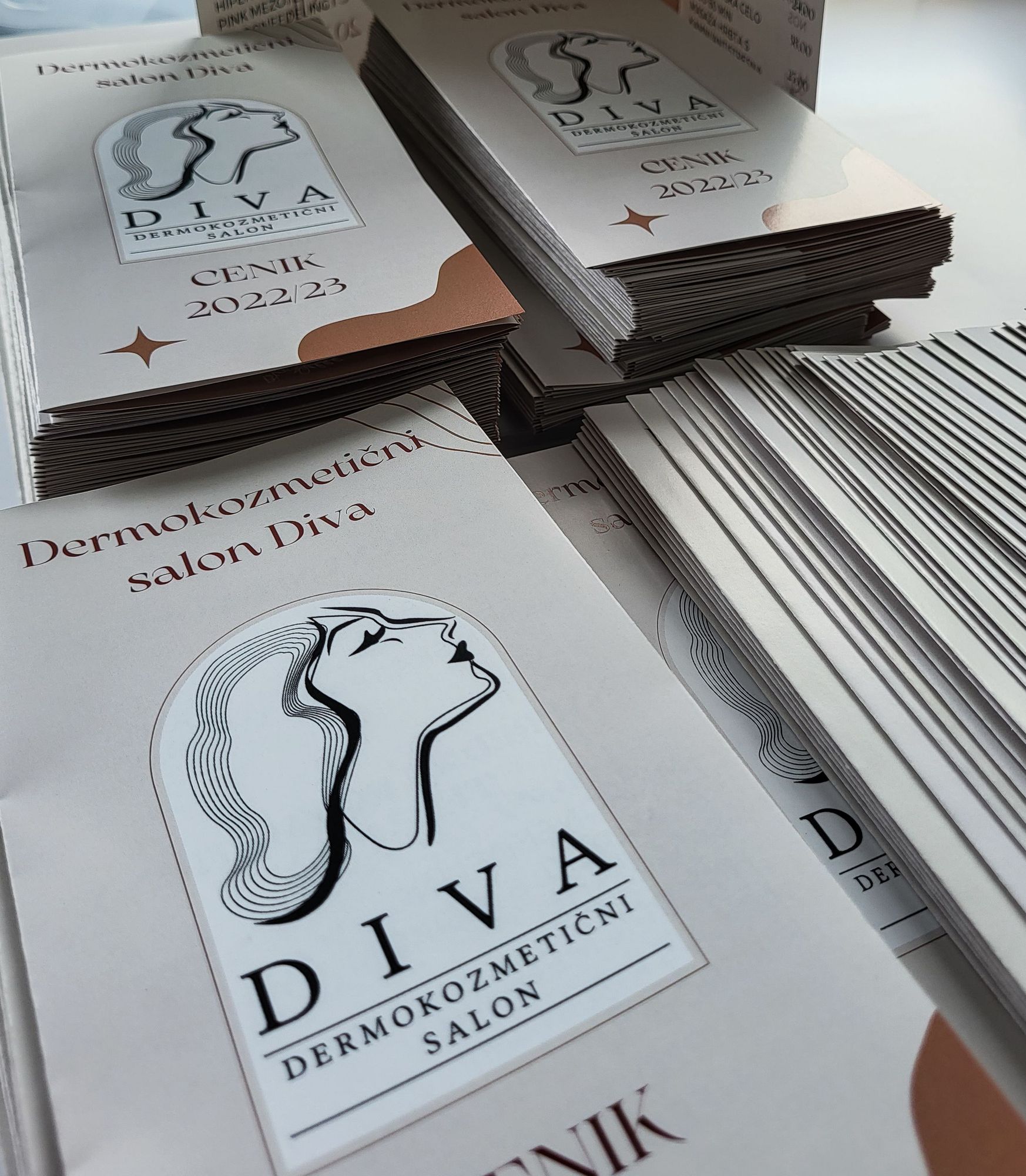 zloženke za dermokozmetični salon Diva