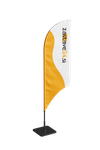 reklamna beachflag zastava oblike jadro konkavno