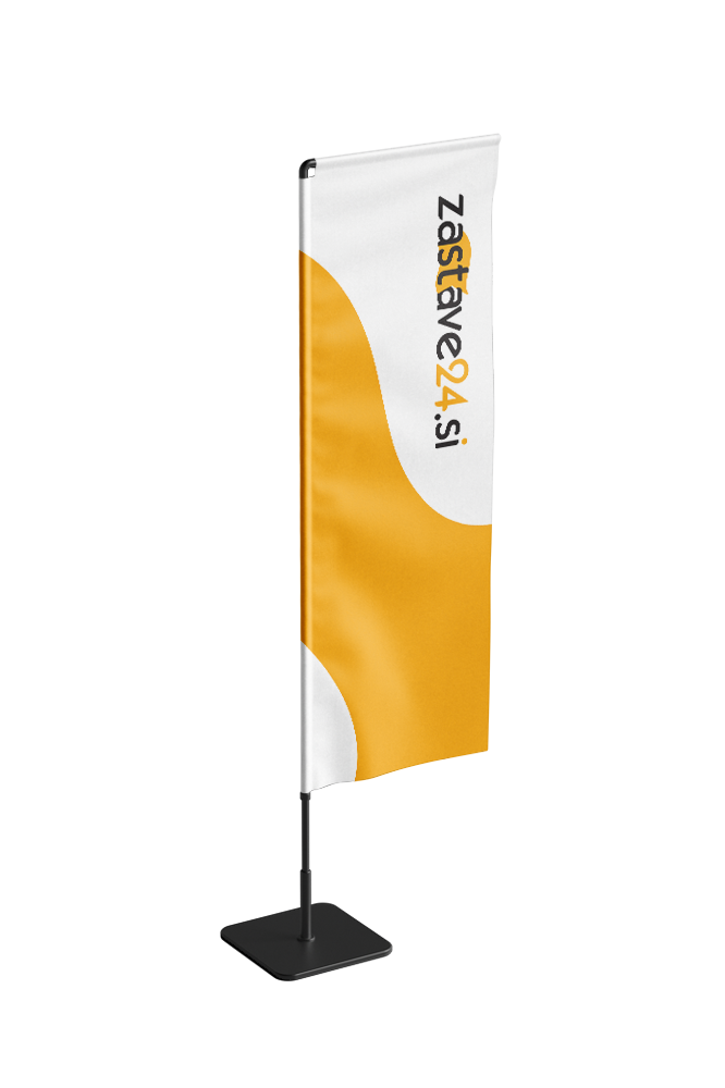 velika reklamna beachflag zastava z logotipom