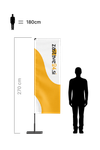 reklamna beachflag zastava pravokotne oblike visoka 270 cm