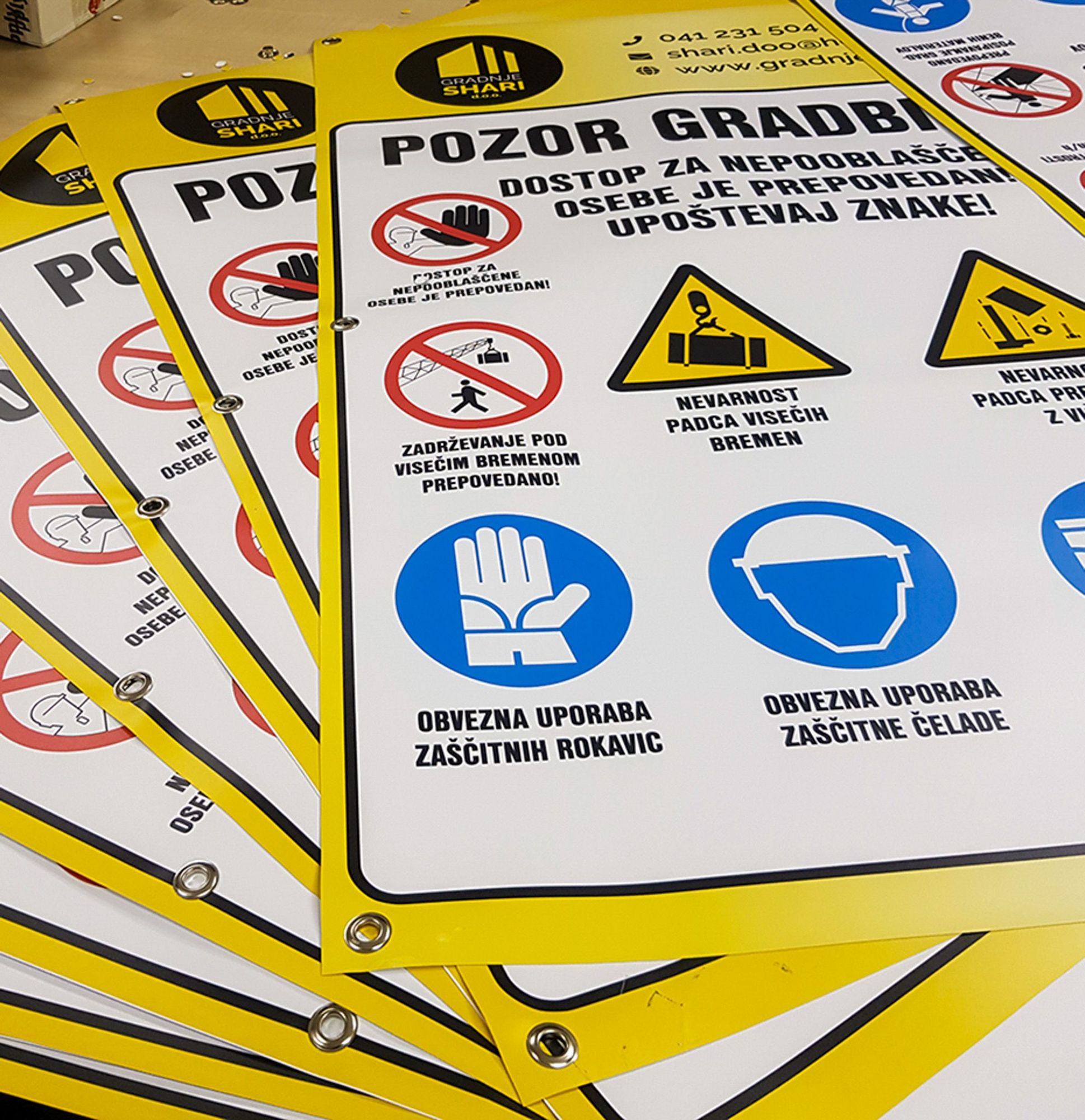 transparenti za gradbišče