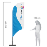 promocijska beachflag zastava v različnih velikostih