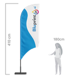 promocijska beachflag zastava v različnih velikostih
