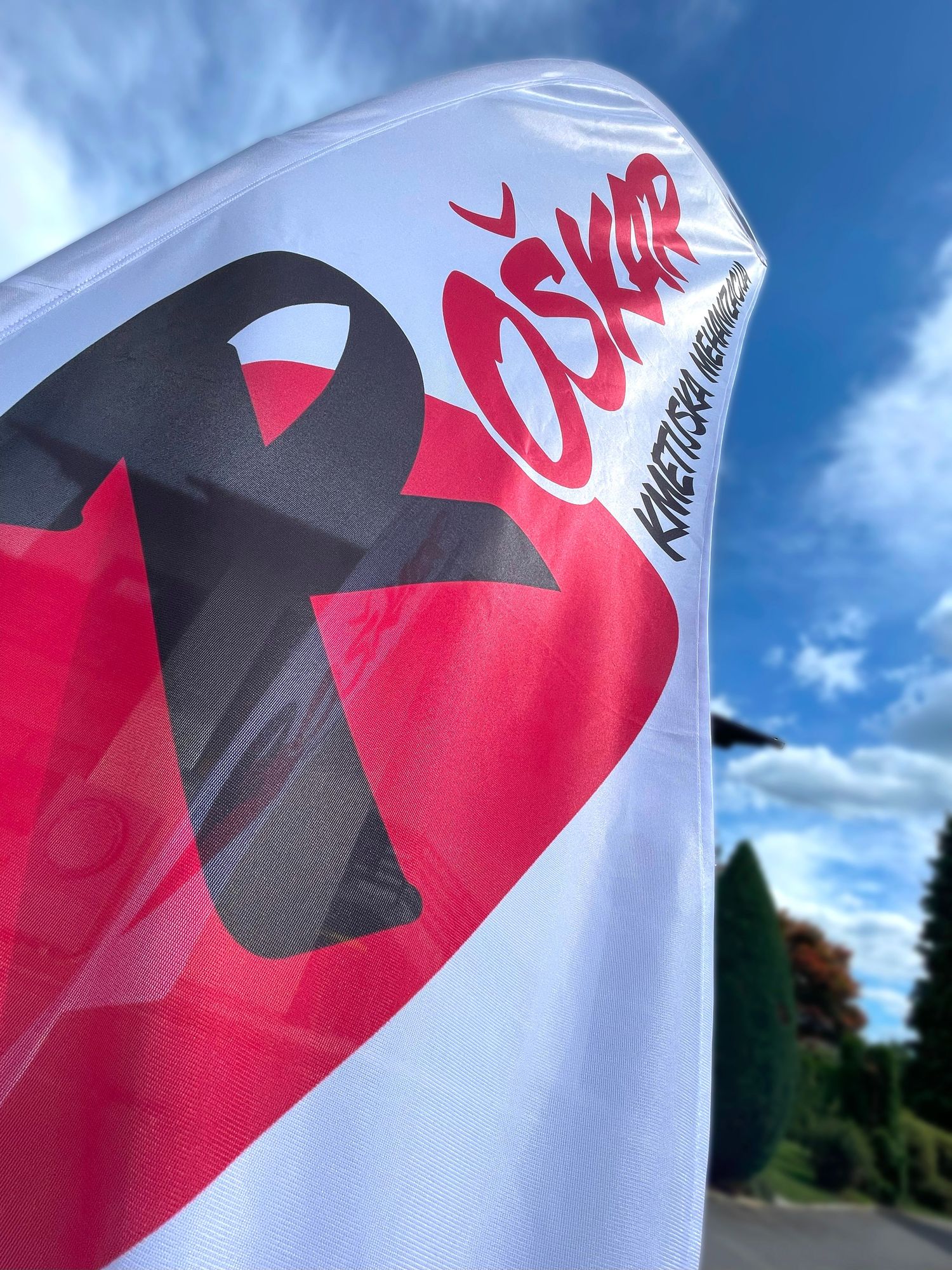 beachflag reklamna zastava v obliki jadra reference