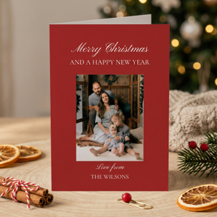 A5 Portrait Christmas Card