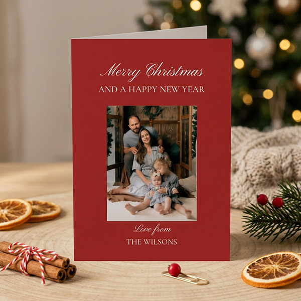 A5 Portrait Christmas Card