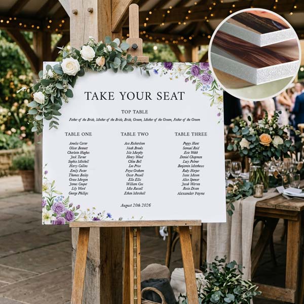 Table Plans & Welcome Signs