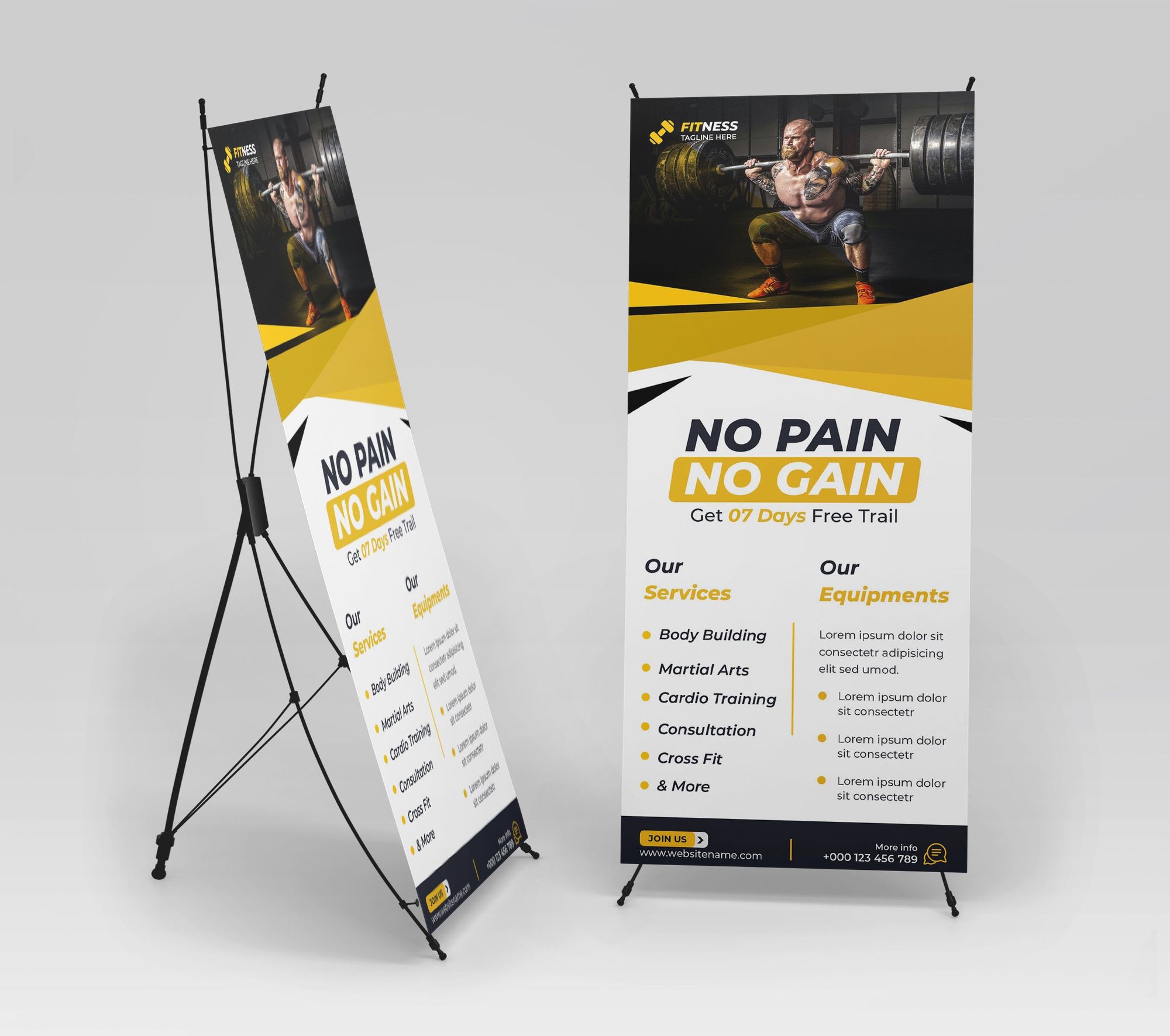 X banner - Clickprint