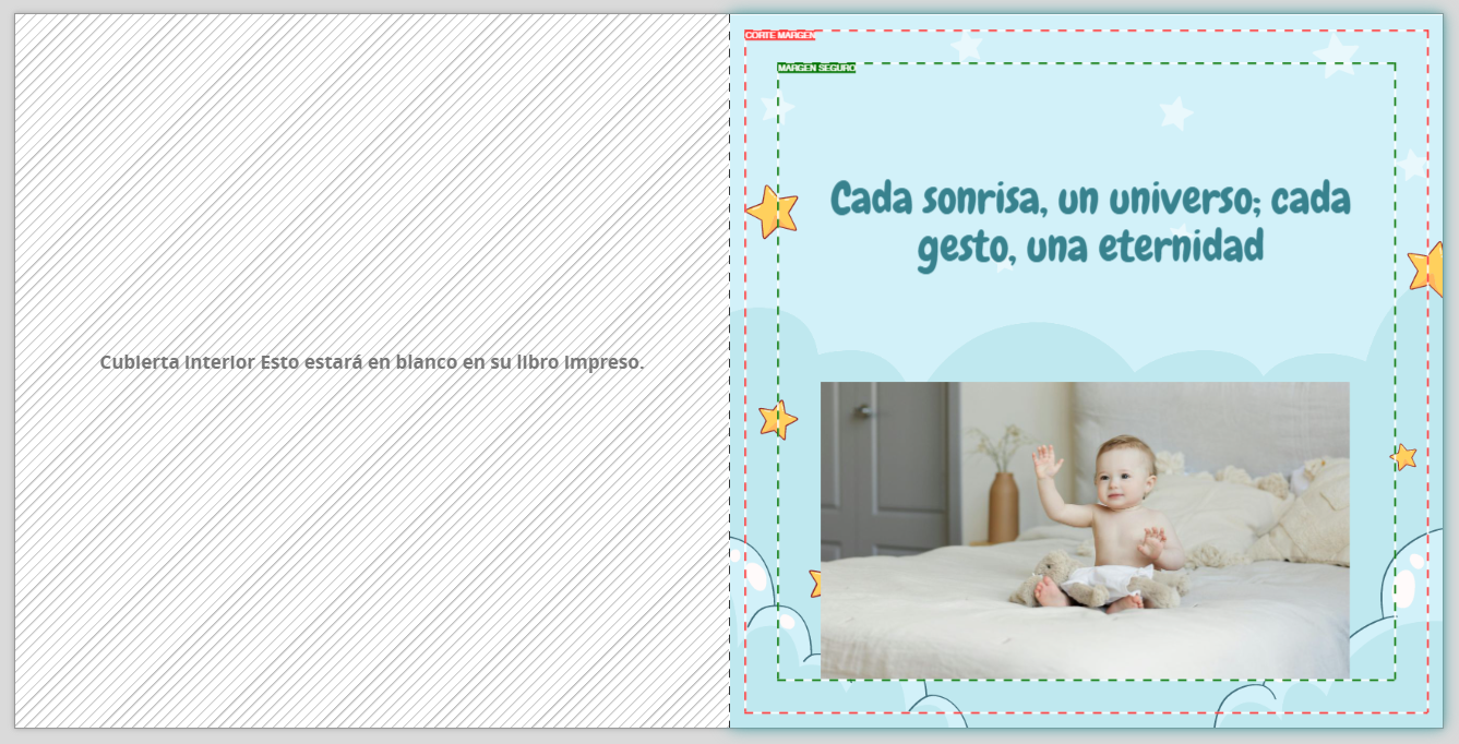 album-fotos-bebé-con-frase-colorweb