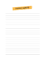 Creativo 05 libreta A4 con hojas con lineas