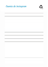 Creativo 05 Libreta A5 tapa dura 100% reciclada hoja con lineas