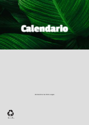 Creativo 02 Calendario de pared A4 100% reciclado