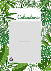 Creativo 04 Calendario de pared A4 100% reciclado