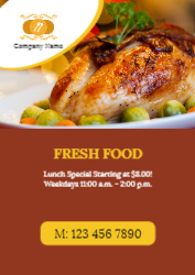 comida 01 póster A3