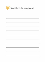 Creativo 07 libreta A6 con hojas con lineas