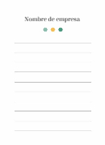 Creativo 08 libreta A6 con hojas con lineas
