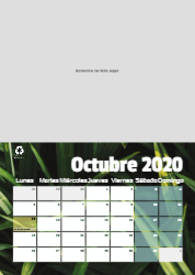 Creativo 05 Calendario de pared A4 100% reciclado