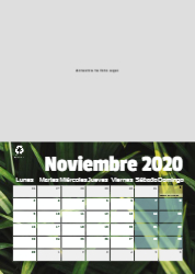 Creativo 05 Calendario de pared A4 100% reciclado