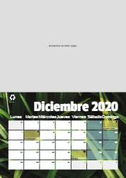 Creativo 05 Calendario de pared A4 100% reciclado