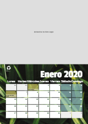 Creativo 05 Calendario de pared A4 100% reciclado