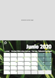 Creativo 05 Calendario de pared A4 100% reciclado