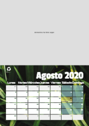 Creativo 05 Calendario de pared A4 100% reciclado