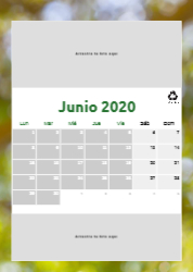 Creativo 06 Calendario de pared A4 100% reciclado