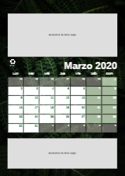 Creativo 07 Calendario de pared A4 100% reciclado